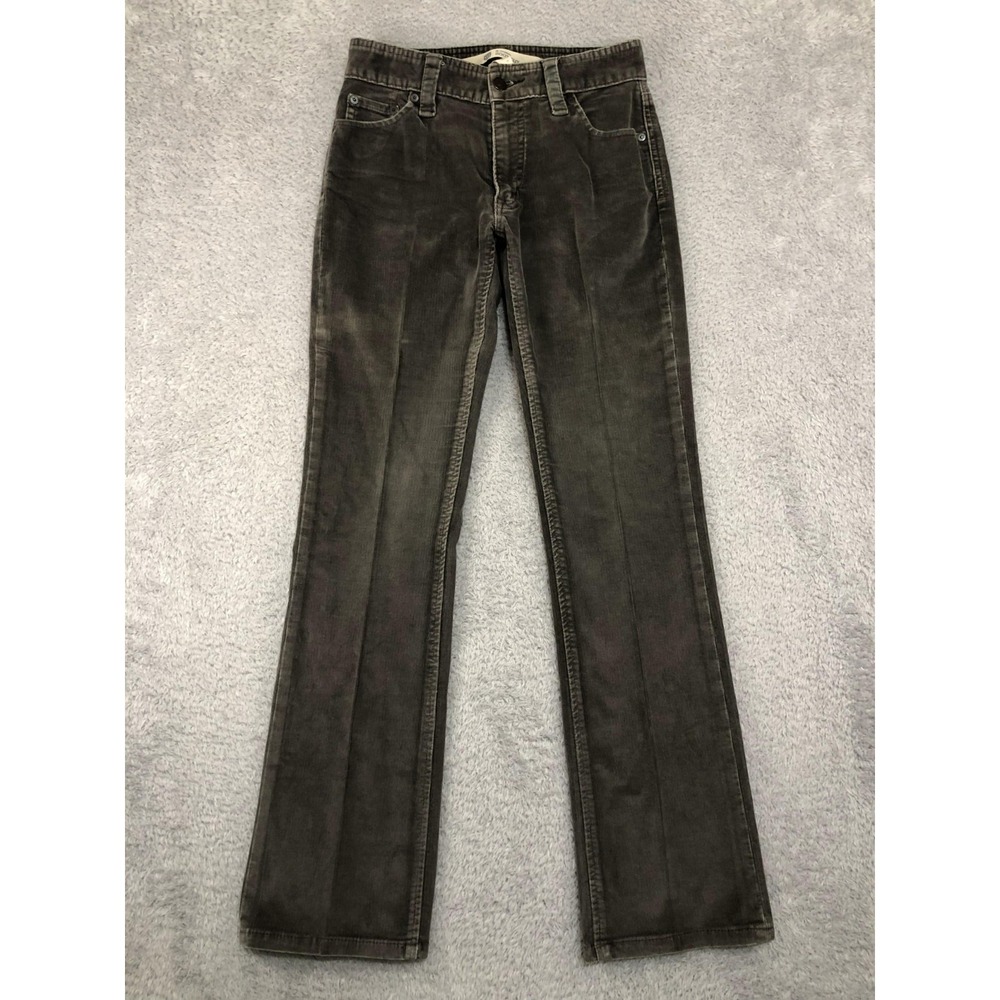 VTG GAP Corduroy Pants Womens 1R (26x30) Gray Bootcut Low Rise